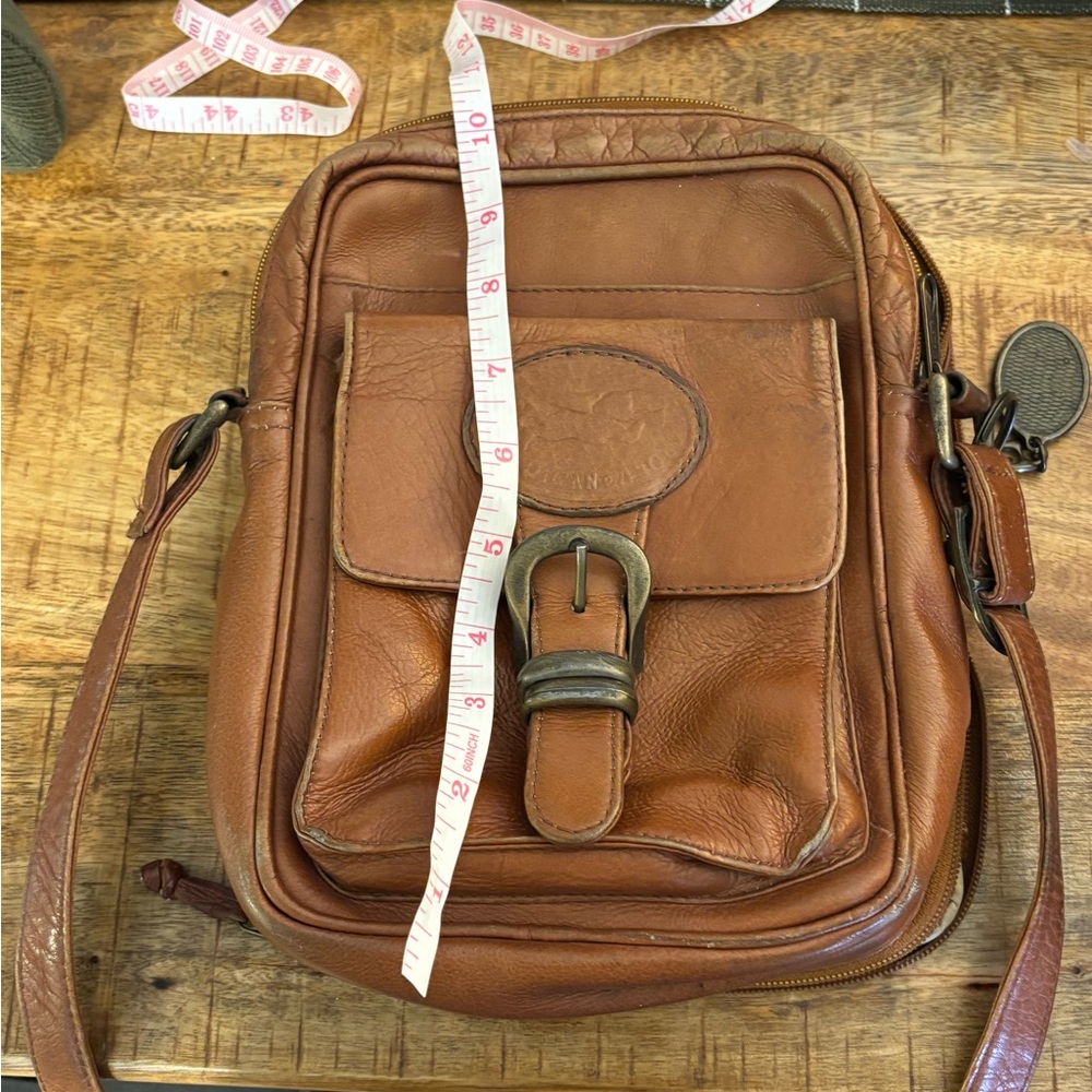 American Angel - Vintage 90s Leather Crossbody Purse